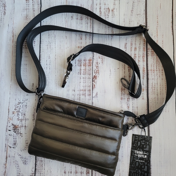 THINK ROYLN Handbags - Think Royln Crossbody Bum Bag Clutch Purse NEW NWT Dark Green